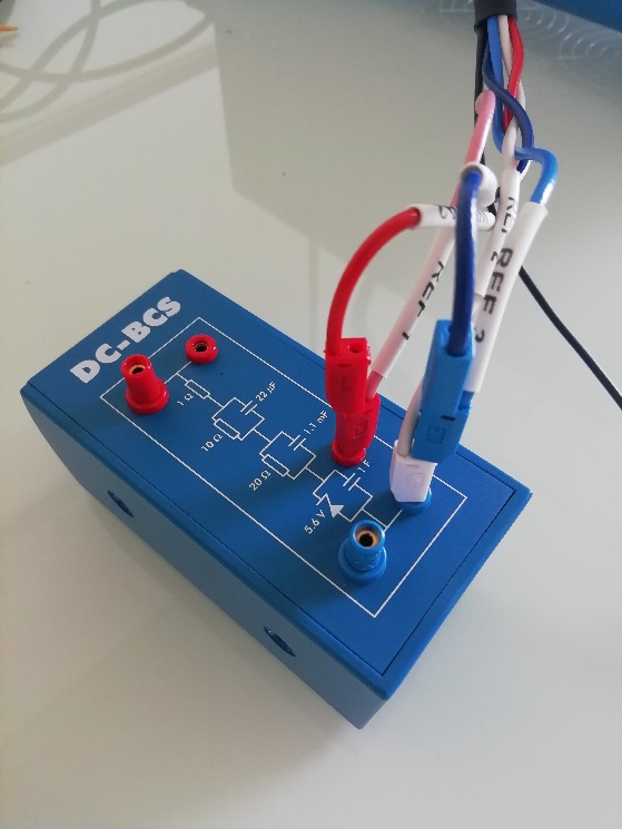 Modified AC BCS dummy cell to allow connection on the TOKIN 1 F supercapacitor only